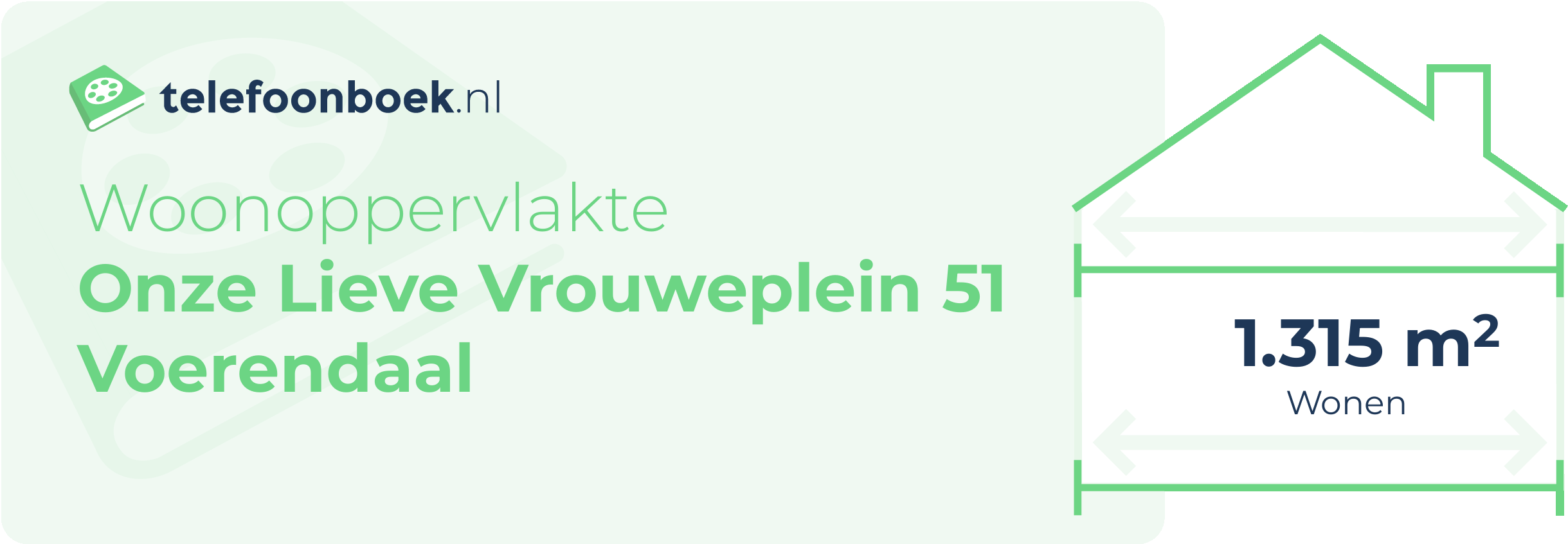 Woonoppervlakte Onze Lieve Vrouweplein 51 Voerendaal