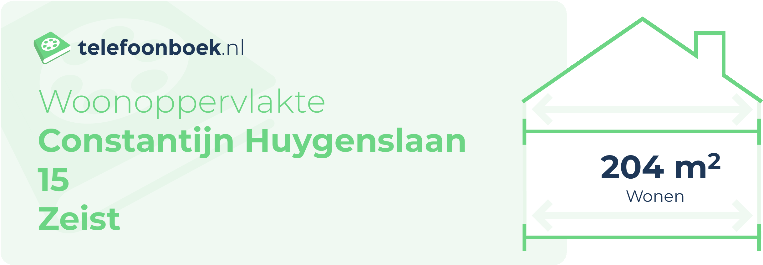 Woonoppervlakte Constantijn Huygenslaan 15 Zeist
