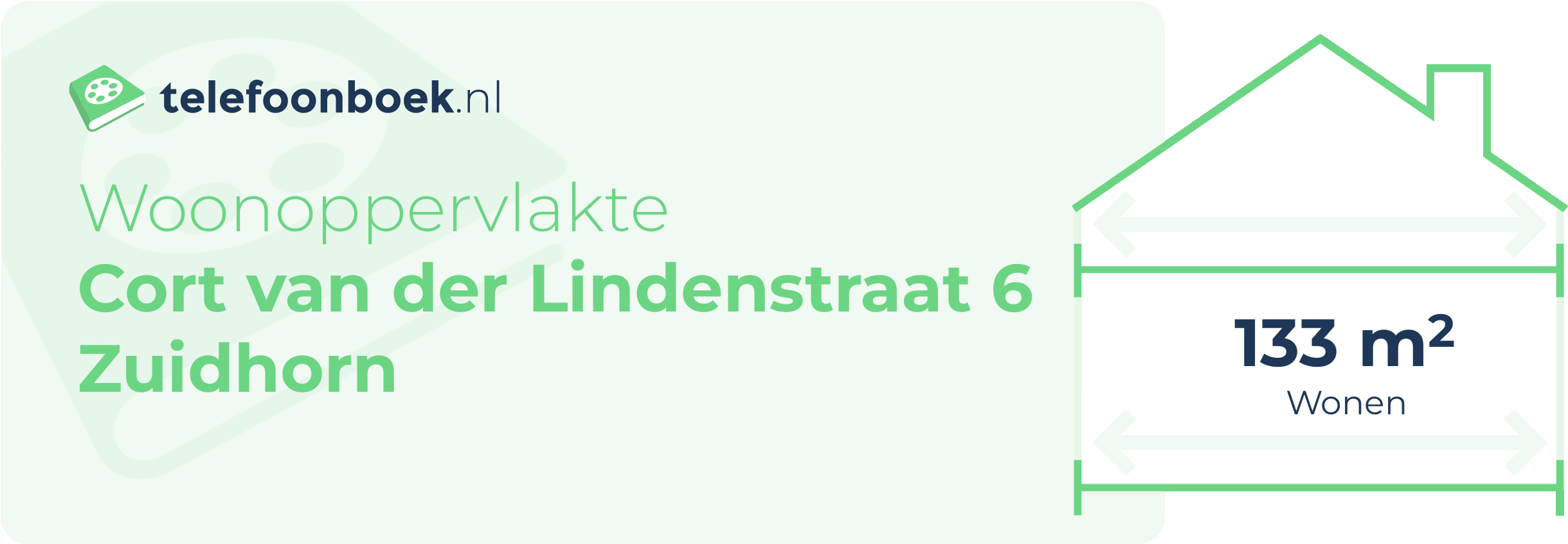 Woonoppervlakte Cort Van Der Lindenstraat 6 Zuidhorn