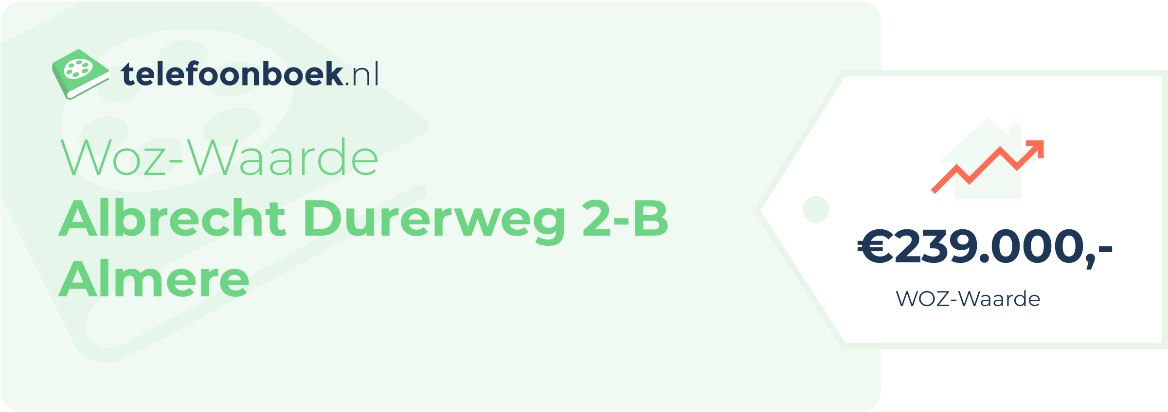 WOZ-waarde Albrecht Durerweg 2-B Almere