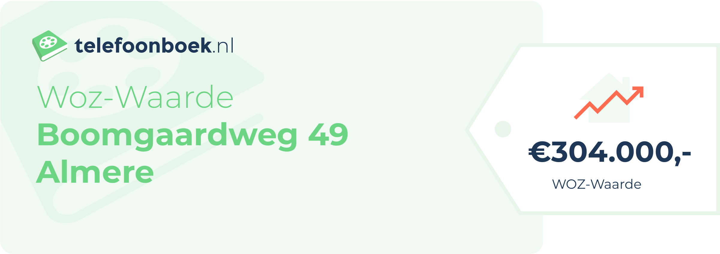 WOZ-waarde Boomgaardweg 49 Almere