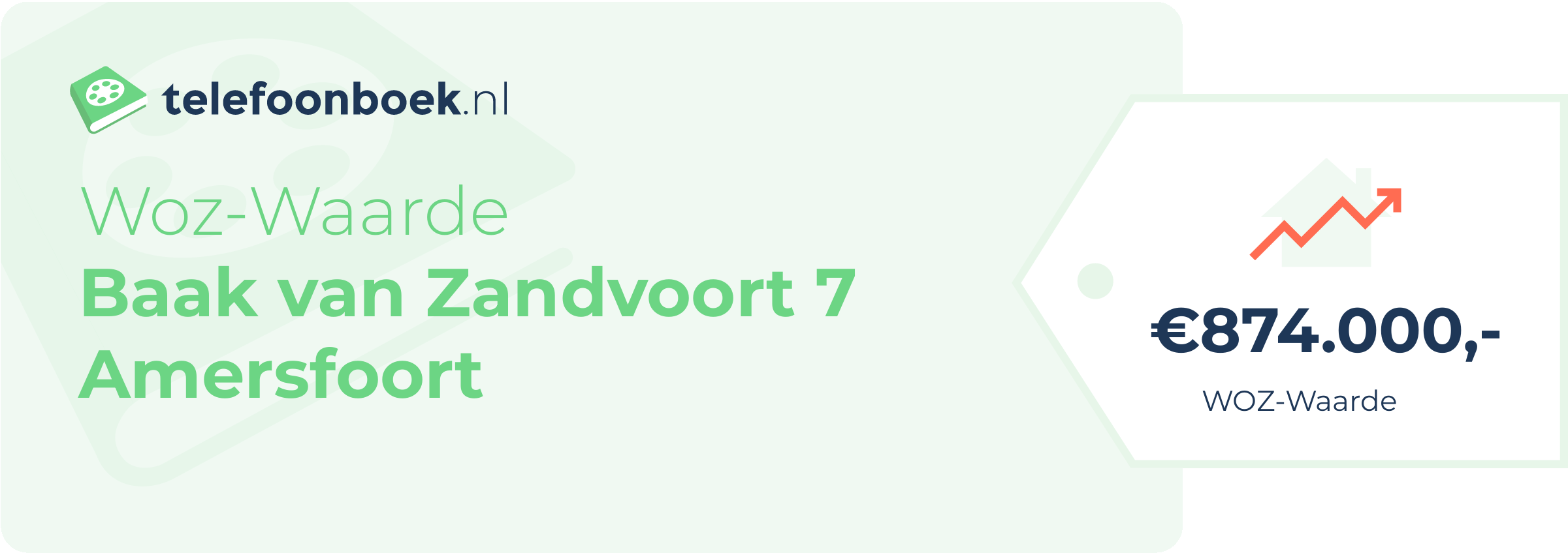 WOZ-waarde Baak Van Zandvoort 7 Amersfoort