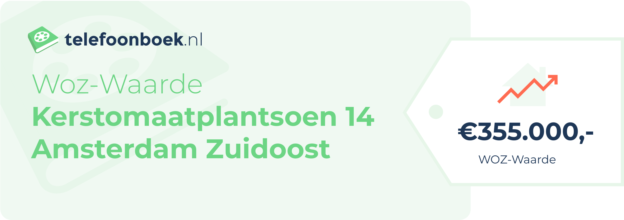 WOZ-waarde Kerstomaatplantsoen 14 Amsterdam Zuidoost