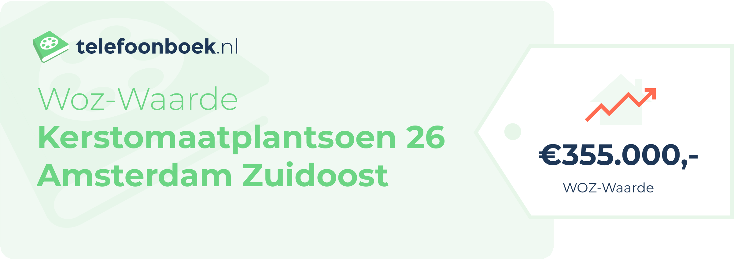 WOZ-waarde Kerstomaatplantsoen 26 Amsterdam Zuidoost