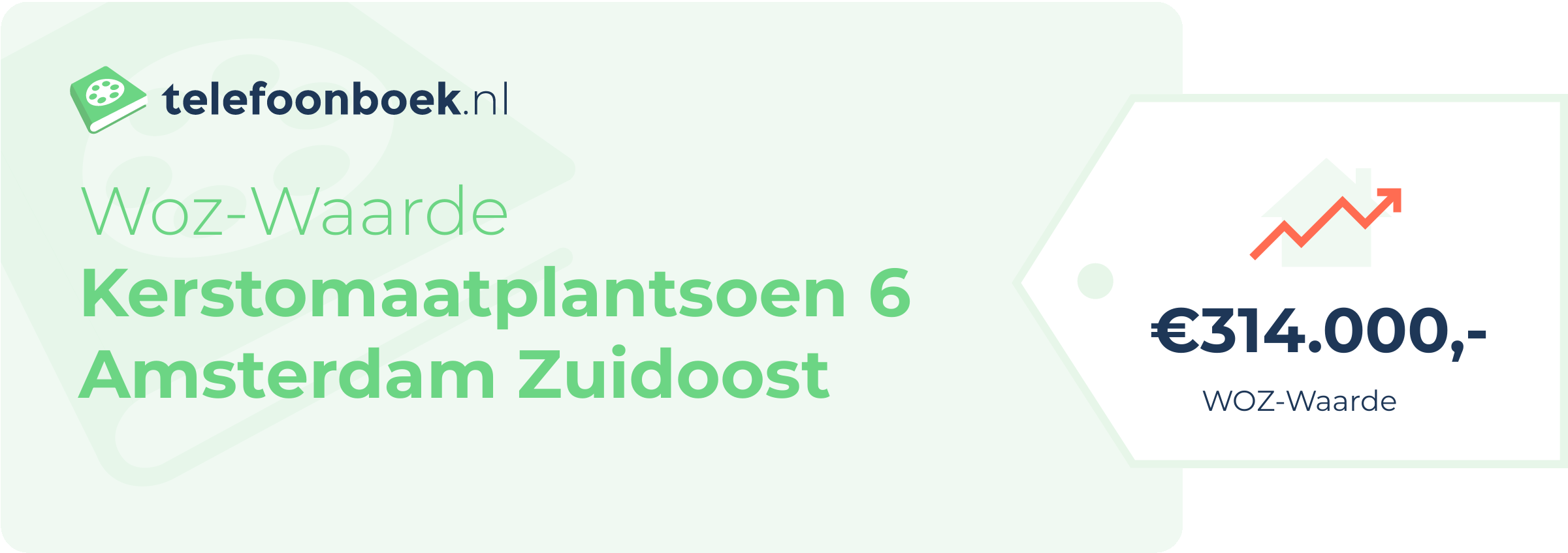 WOZ-waarde Kerstomaatplantsoen 6 Amsterdam Zuidoost