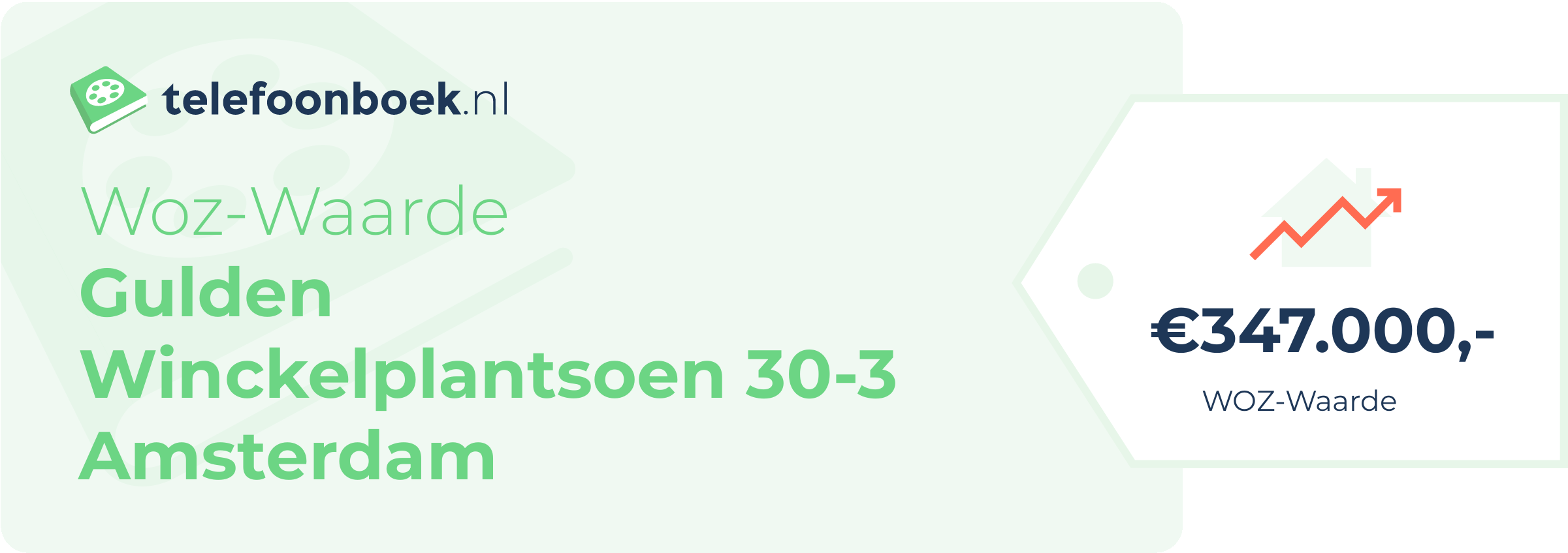 WOZ-waarde Gulden Winckelplantsoen 30-3 Amsterdam