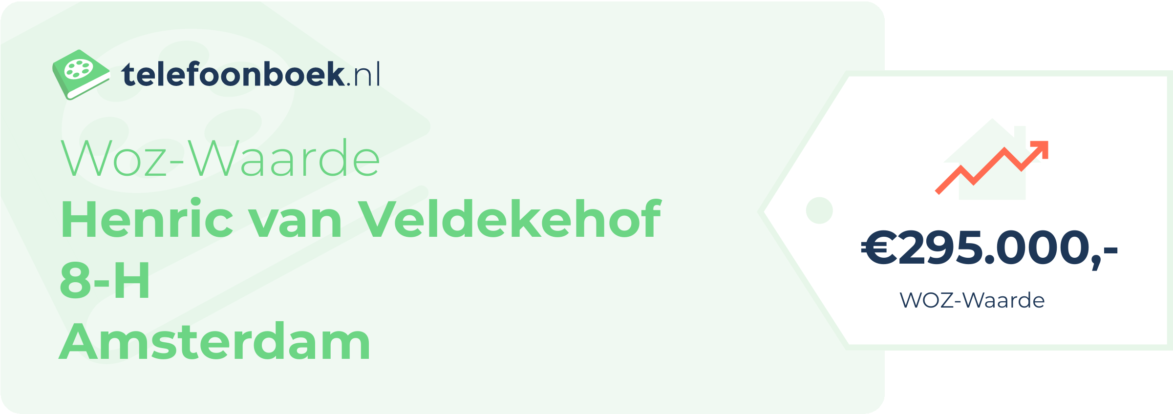WOZ-waarde Henric Van Veldekehof 8-H Amsterdam