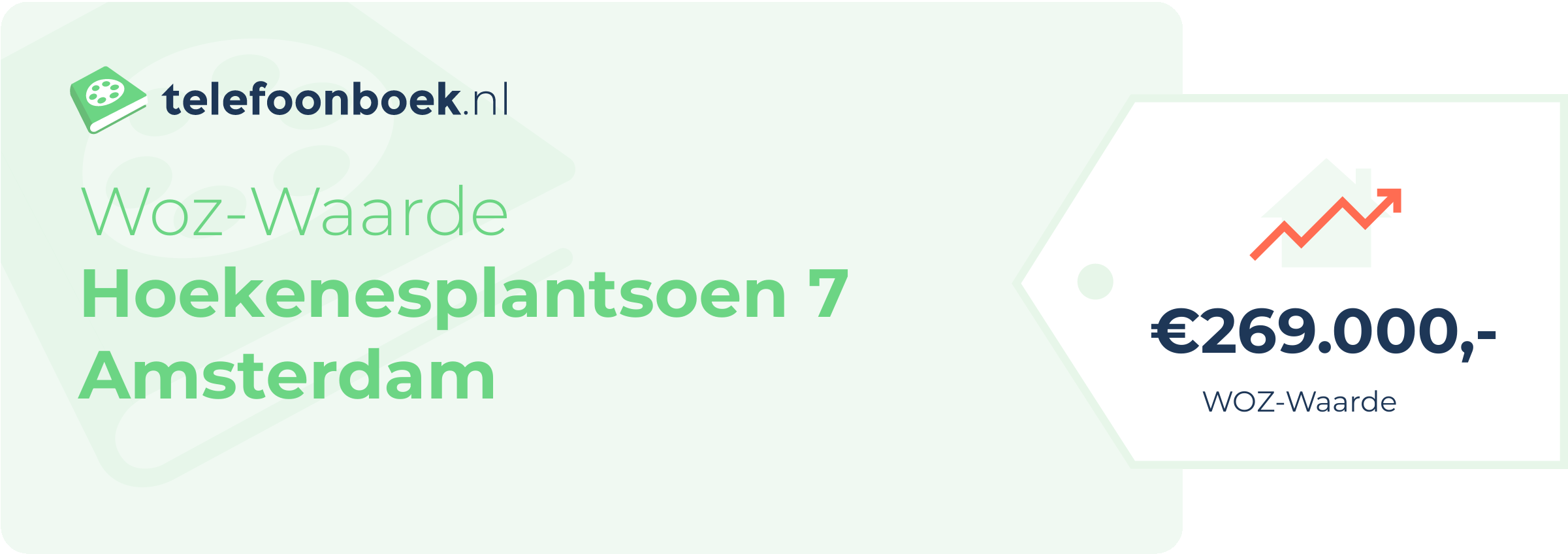 WOZ-waarde Hoekenesplantsoen 7 Amsterdam