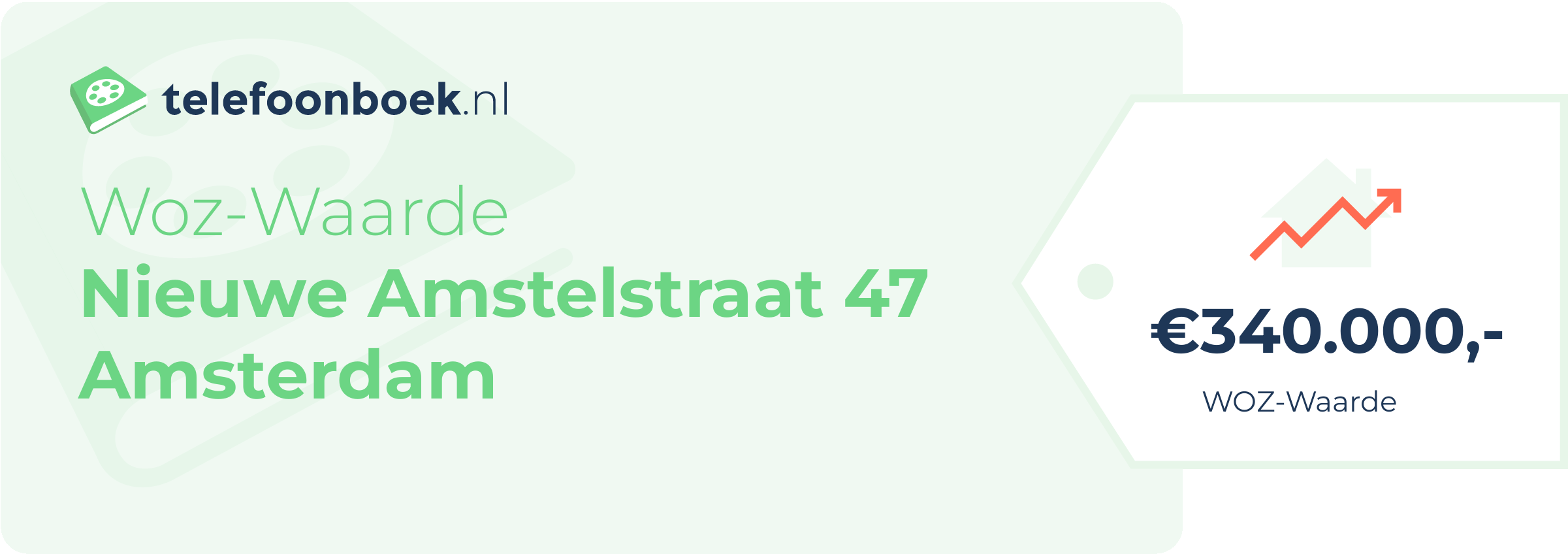 WOZ-waarde Nieuwe Amstelstraat 47 Amsterdam