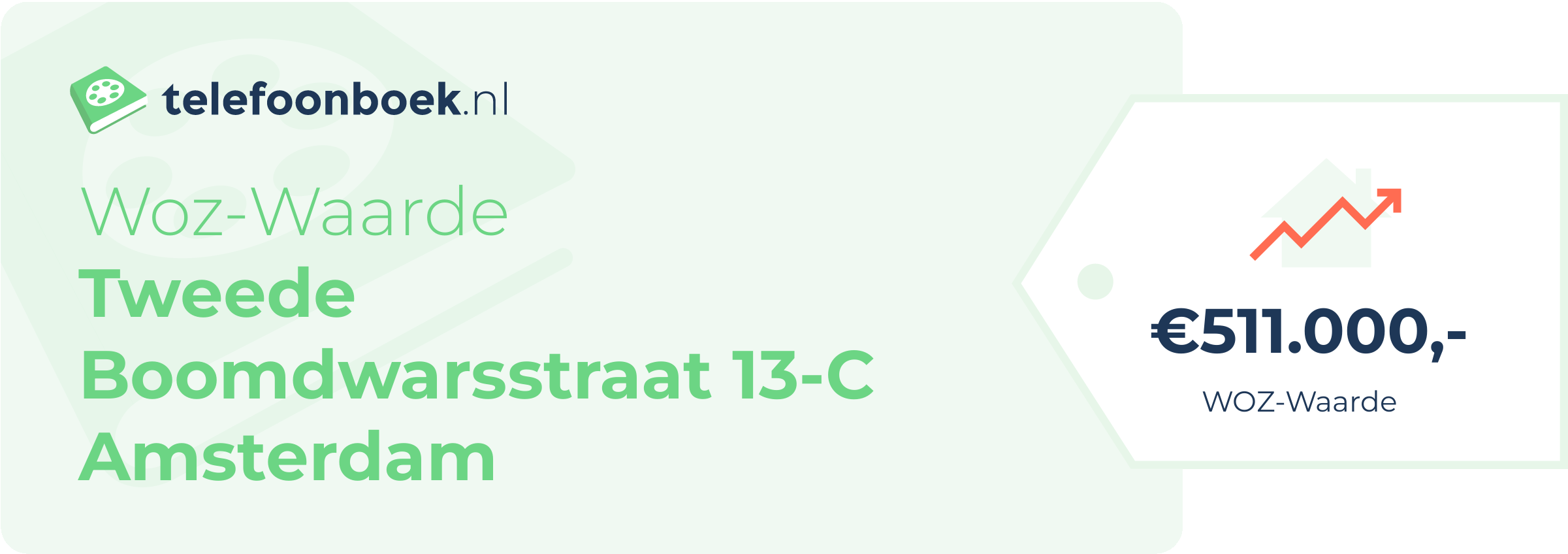 WOZ-waarde Tweede Boomdwarsstraat 13-C Amsterdam