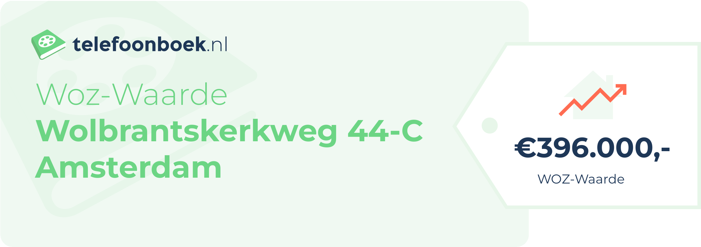 WOZ-waarde Wolbrantskerkweg 44-C Amsterdam