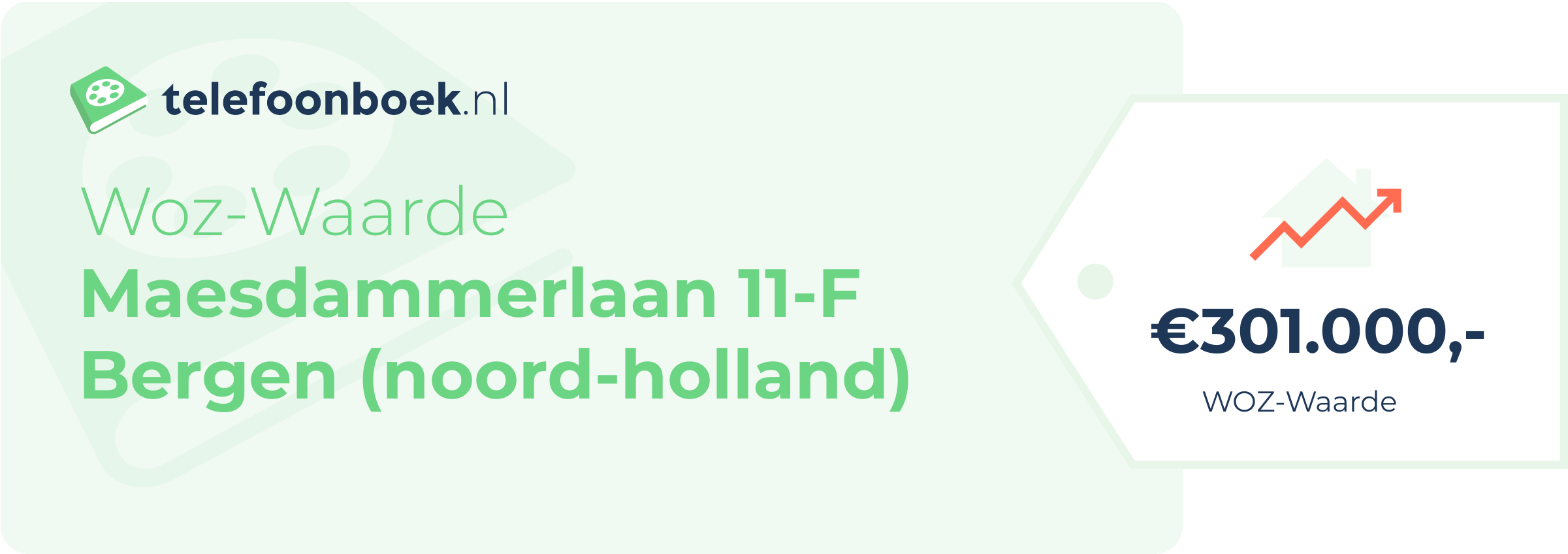 WOZ-waarde Maesdammerlaan 11-F Bergen (Noord-Holland)