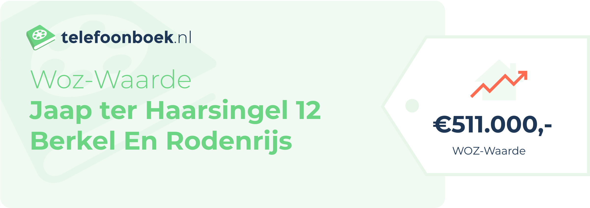 WOZ-waarde Jaap Ter Haarsingel 12 Berkel En Rodenrijs