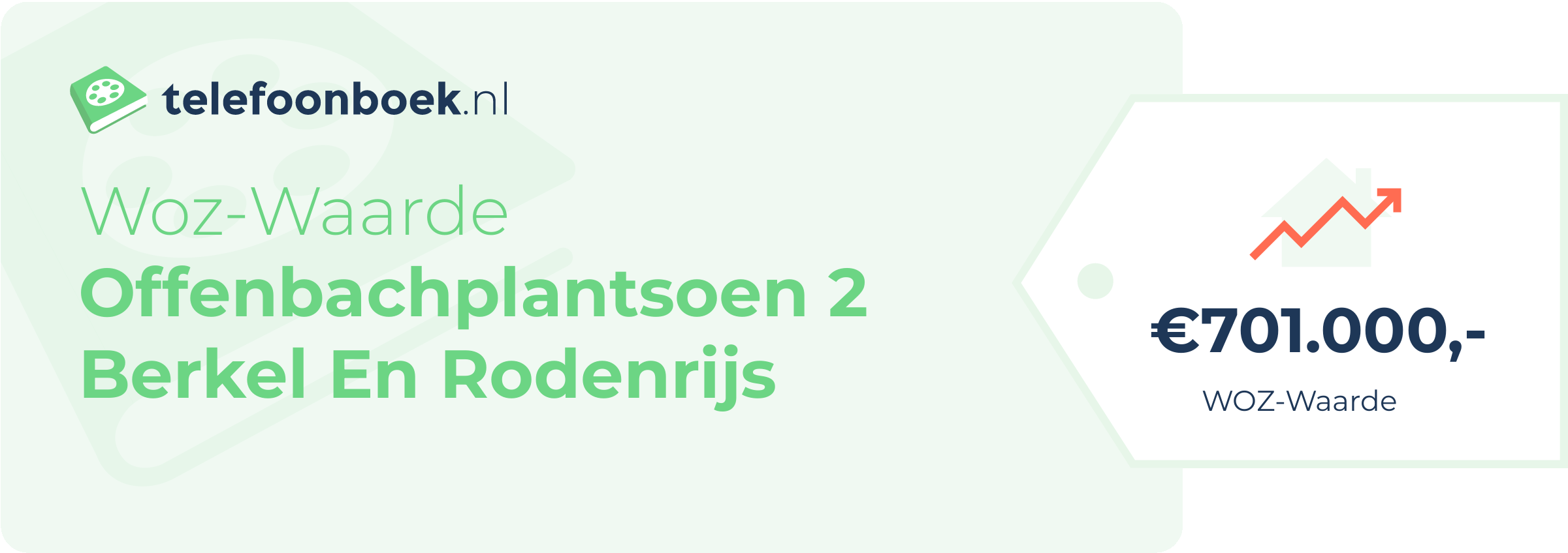 WOZ-waarde Offenbachplantsoen 2 Berkel En Rodenrijs