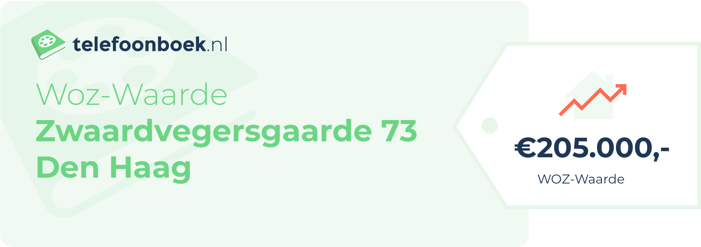 WOZ-waarde Zwaardvegersgaarde 73 Den Haag