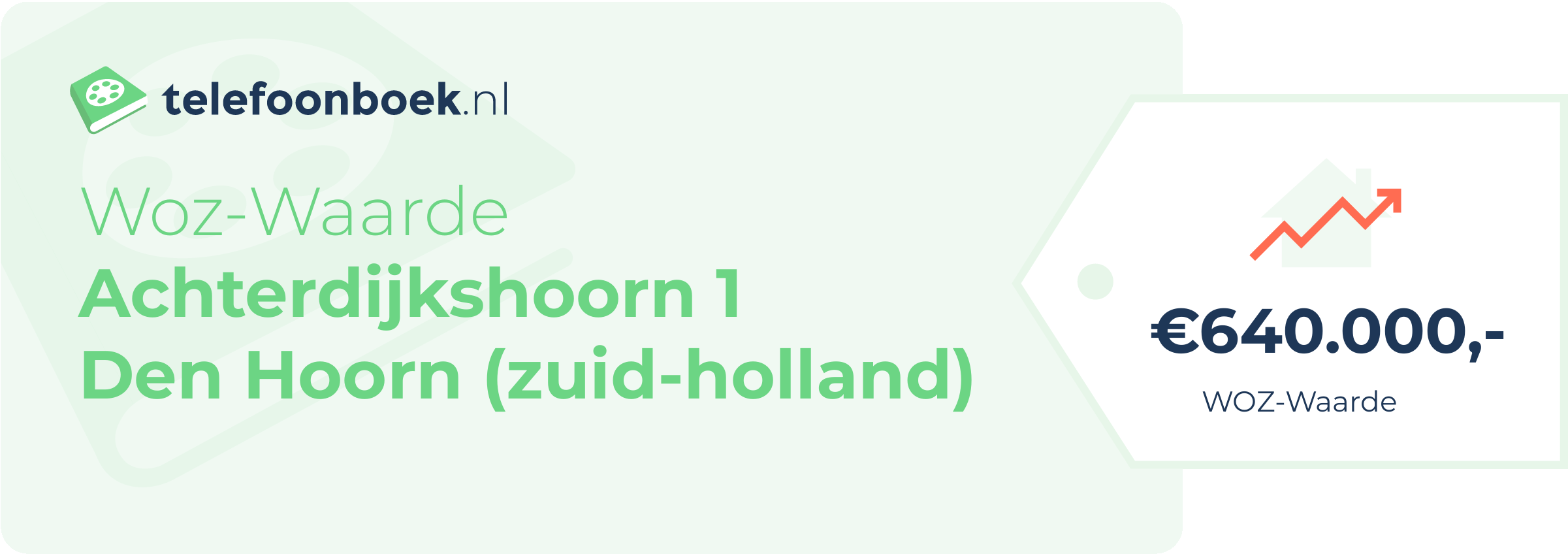 WOZ-waarde Achterdijkshoorn 1 Den Hoorn (Zuid-Holland)