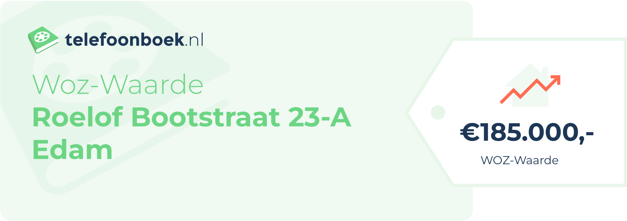 WOZ-waarde Roelof Bootstraat 23-A Edam