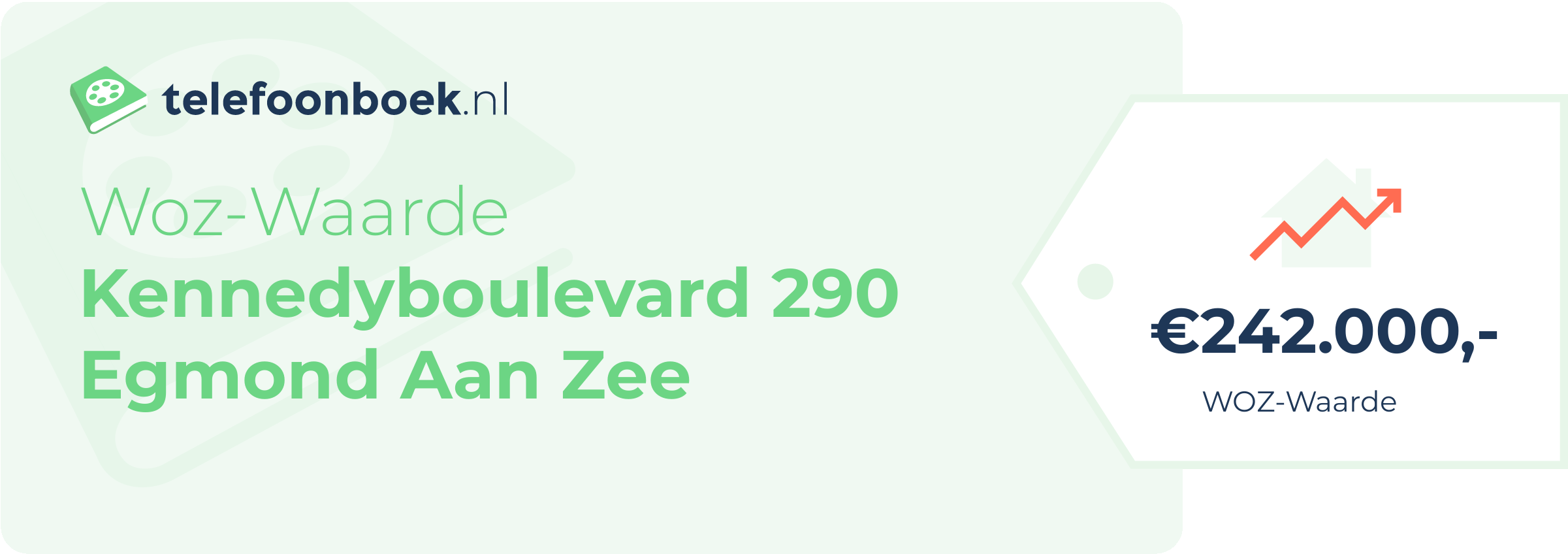 WOZ-waarde Kennedyboulevard 290 Egmond Aan Zee