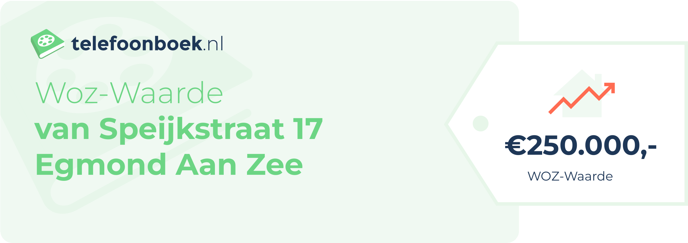 WOZ-waarde Van Speijkstraat 17 Egmond Aan Zee