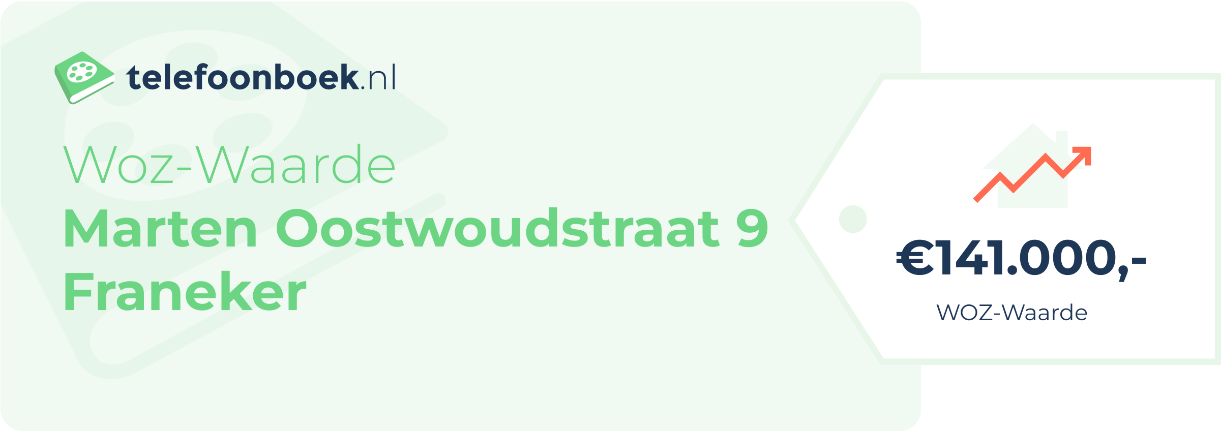 WOZ-waarde Marten Oostwoudstraat 9 Franeker