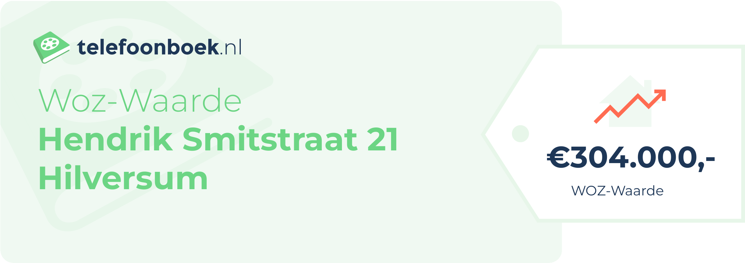 WOZ-waarde Hendrik Smitstraat 21 Hilversum