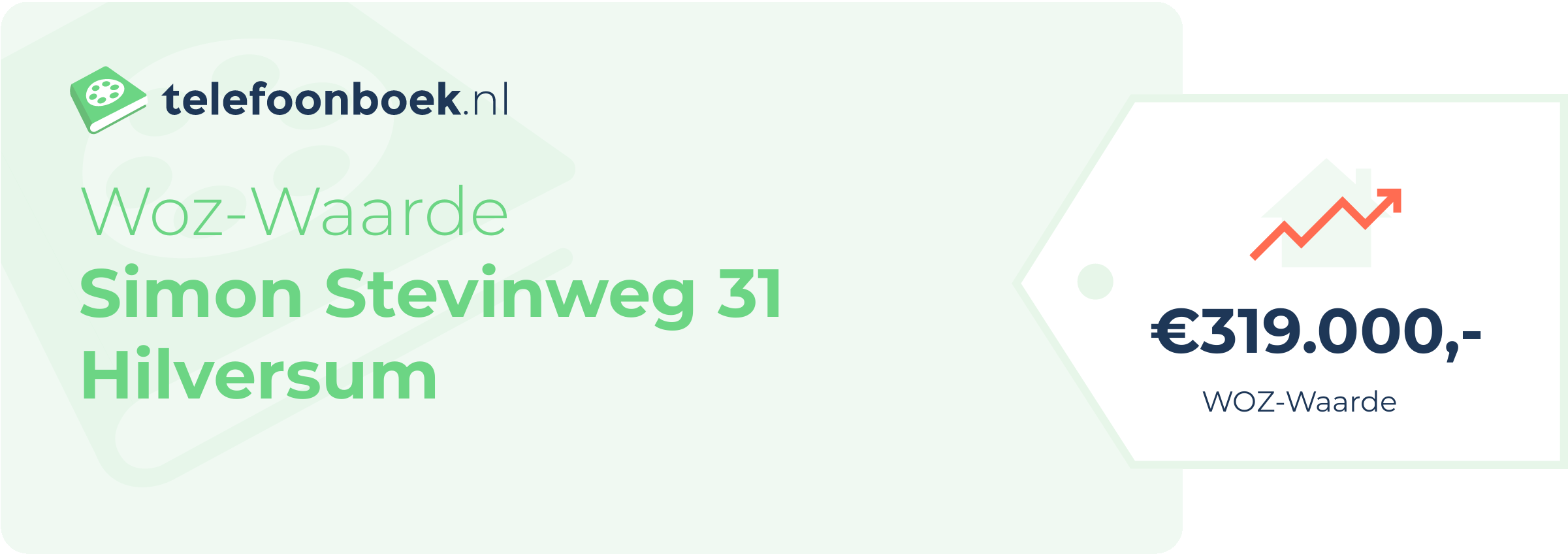 WOZ-waarde Simon Stevinweg 31 Hilversum
