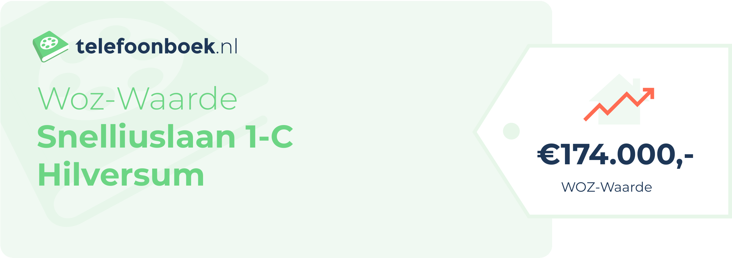 WOZ-waarde Snelliuslaan 1-C Hilversum