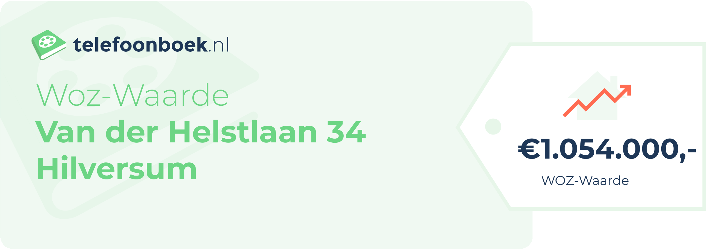 WOZ-waarde Van Der Helstlaan 34 Hilversum