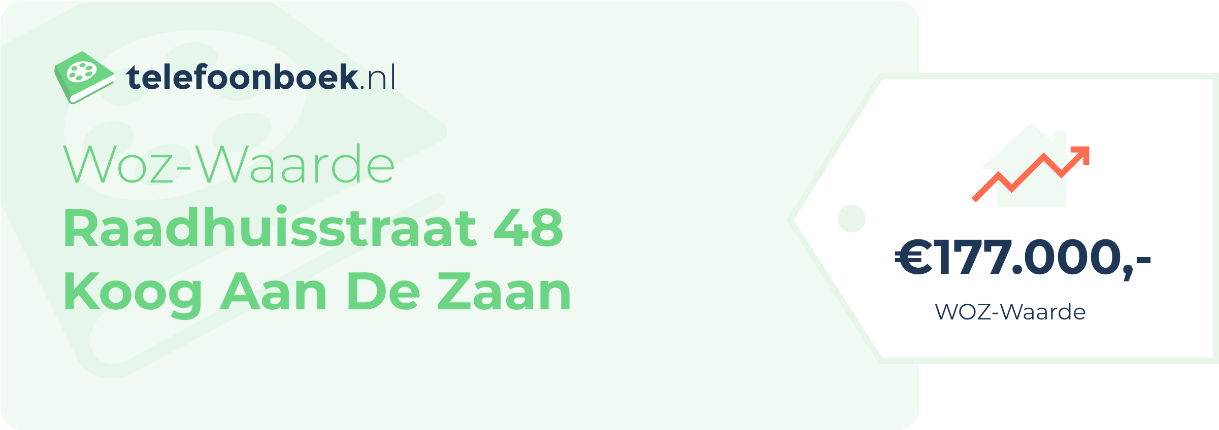 WOZ-waarde Raadhuisstraat 48 Koog Aan De Zaan