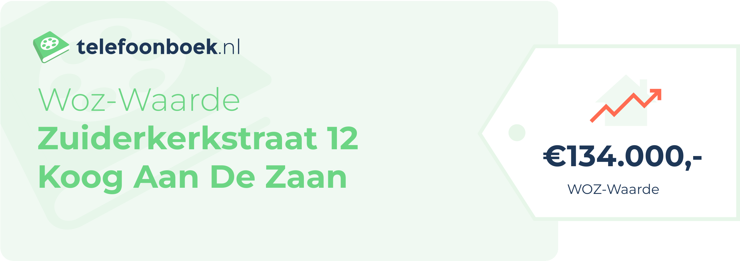 WOZ-waarde Zuiderkerkstraat 12 Koog Aan De Zaan