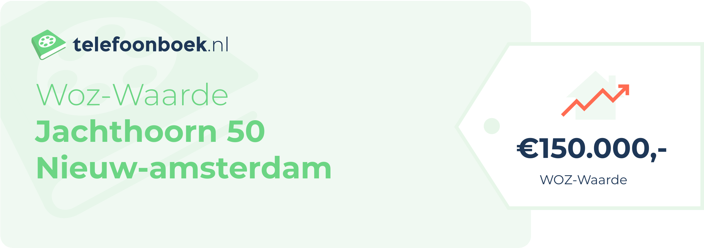 WOZ-waarde Jachthoorn 50 Nieuw-Amsterdam