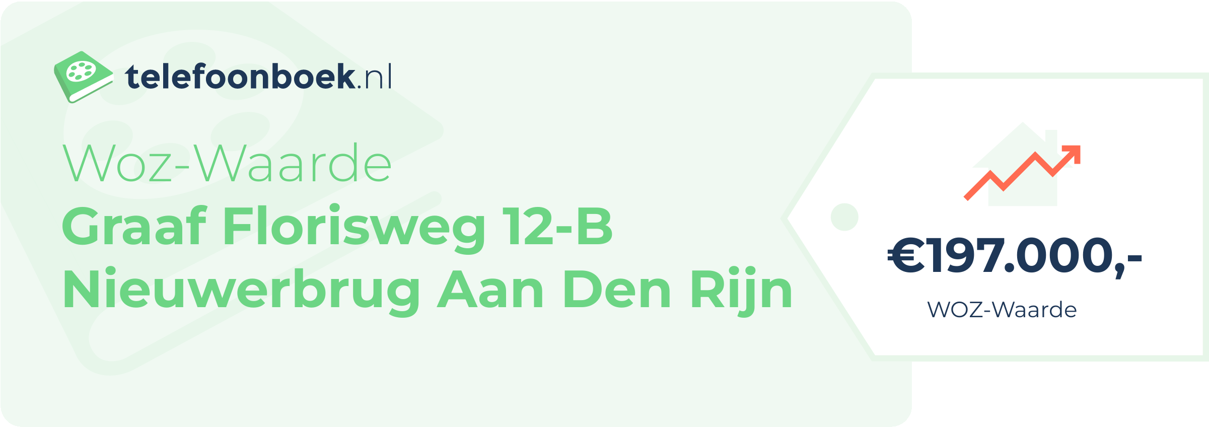 WOZ-waarde Graaf Florisweg 12-B Nieuwerbrug Aan Den Rijn