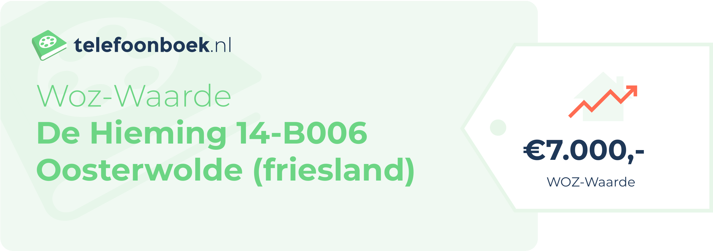 WOZ-waarde De Hieming 14-B006 Oosterwolde (Friesland)