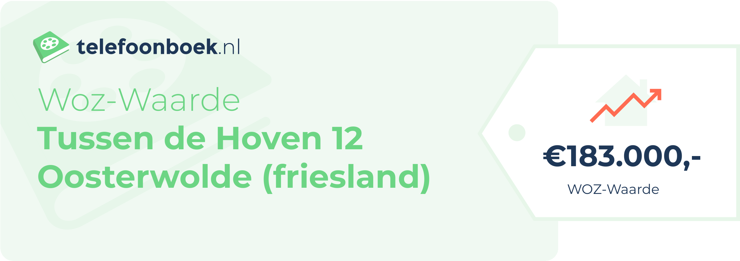 WOZ-waarde Tussen De Hoven 12 Oosterwolde (Friesland)