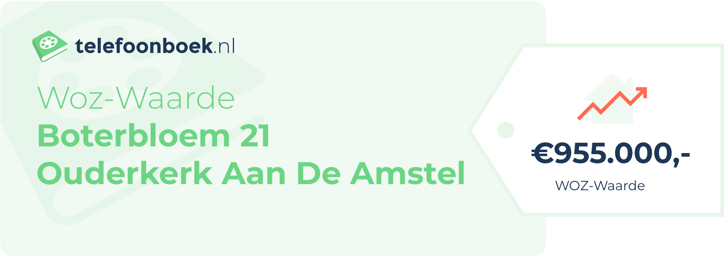 WOZ-waarde Boterbloem 21 Ouderkerk Aan De Amstel