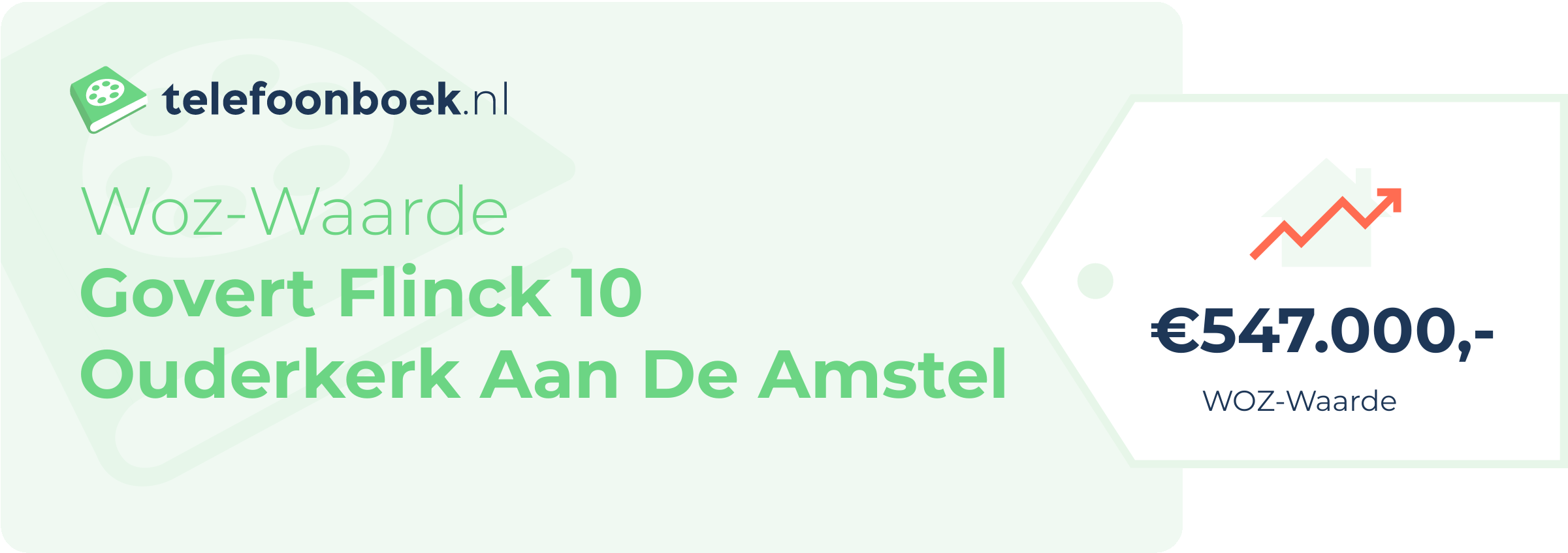 WOZ-waarde Govert Flinck 10 Ouderkerk Aan De Amstel