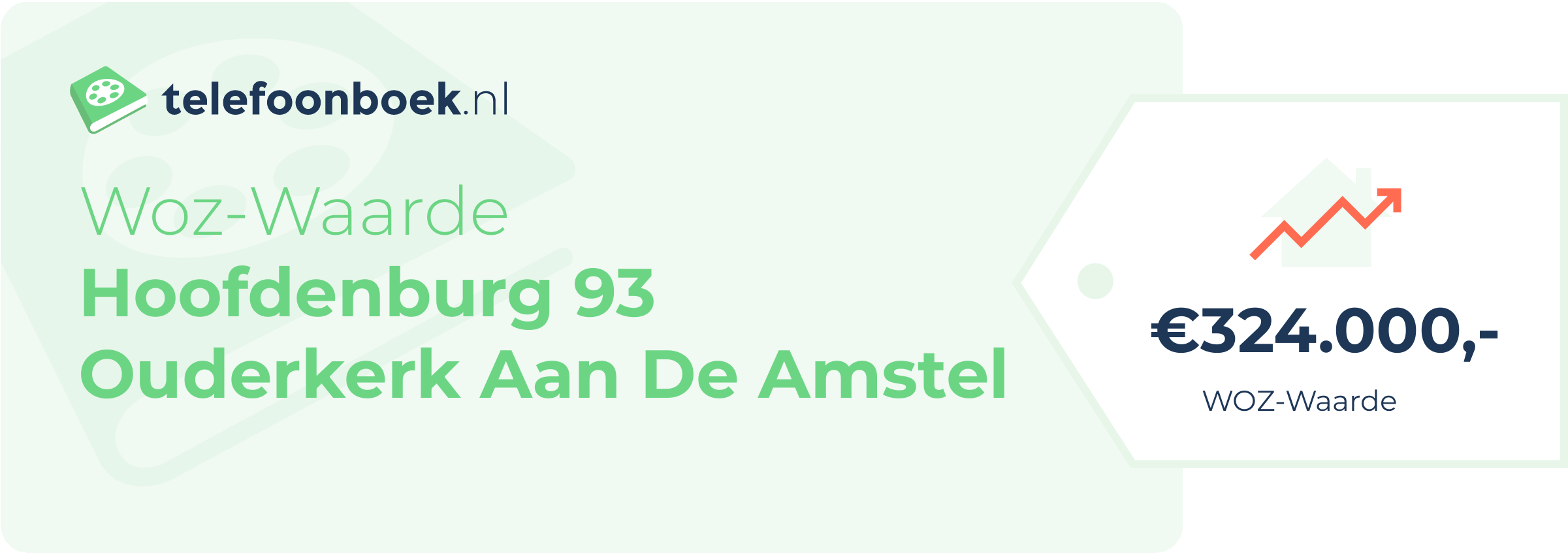 WOZ-waarde Hoofdenburg 93 Ouderkerk Aan De Amstel