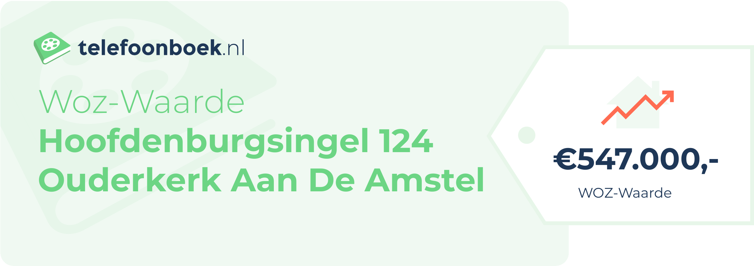 WOZ-waarde Hoofdenburgsingel 124 Ouderkerk Aan De Amstel