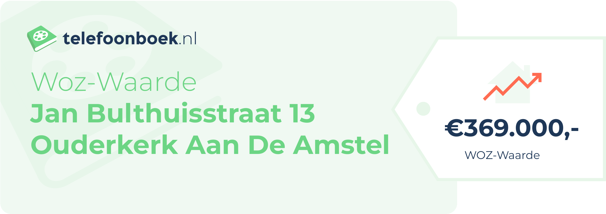 WOZ-waarde Jan Bulthuisstraat 13 Ouderkerk Aan De Amstel