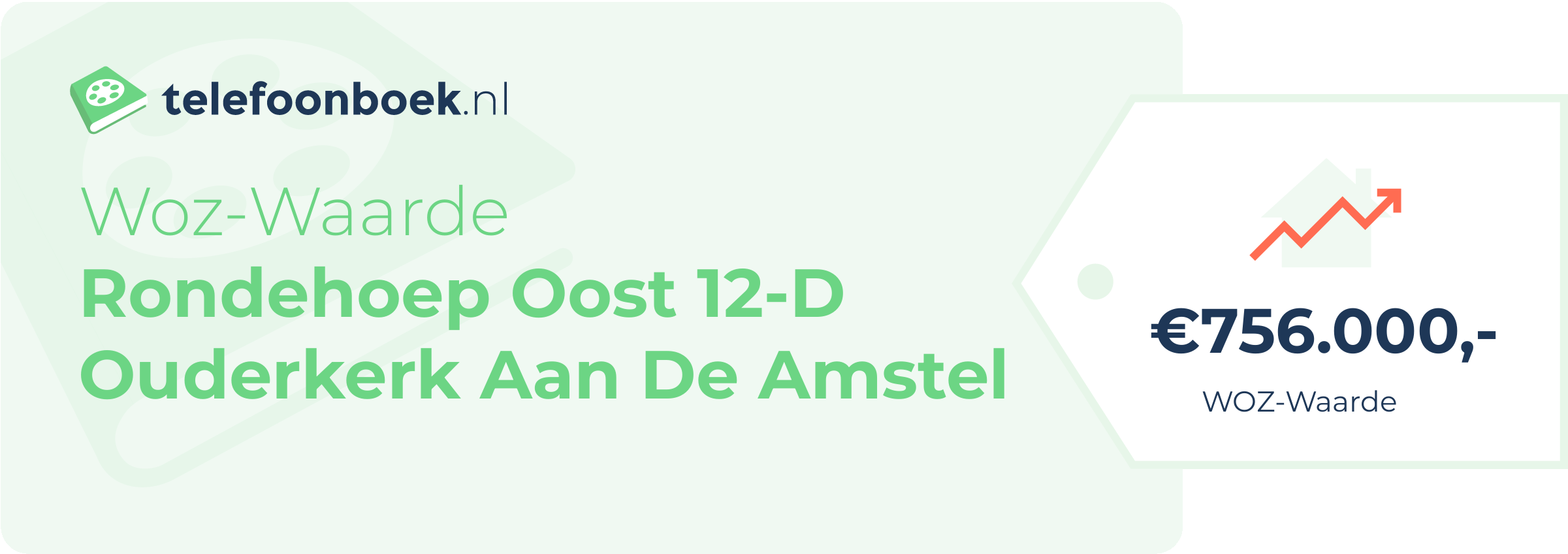 WOZ-waarde Rondehoep Oost 12-D Ouderkerk Aan De Amstel