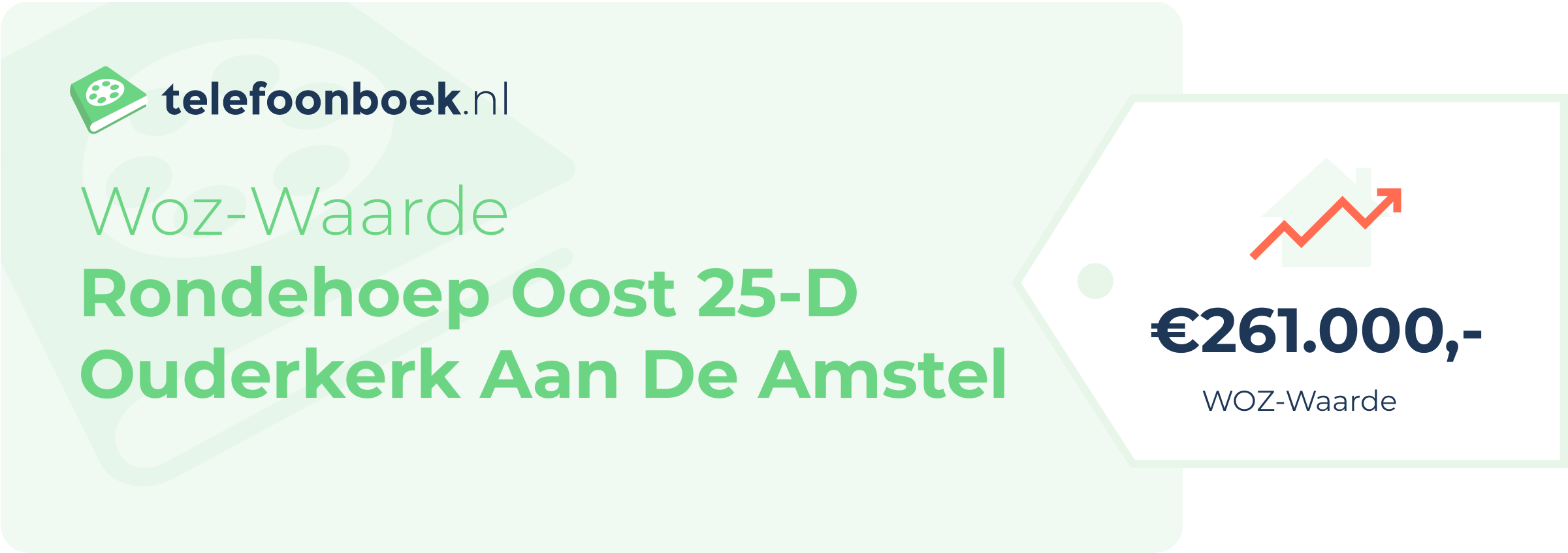 WOZ-waarde Rondehoep Oost 25-D Ouderkerk Aan De Amstel