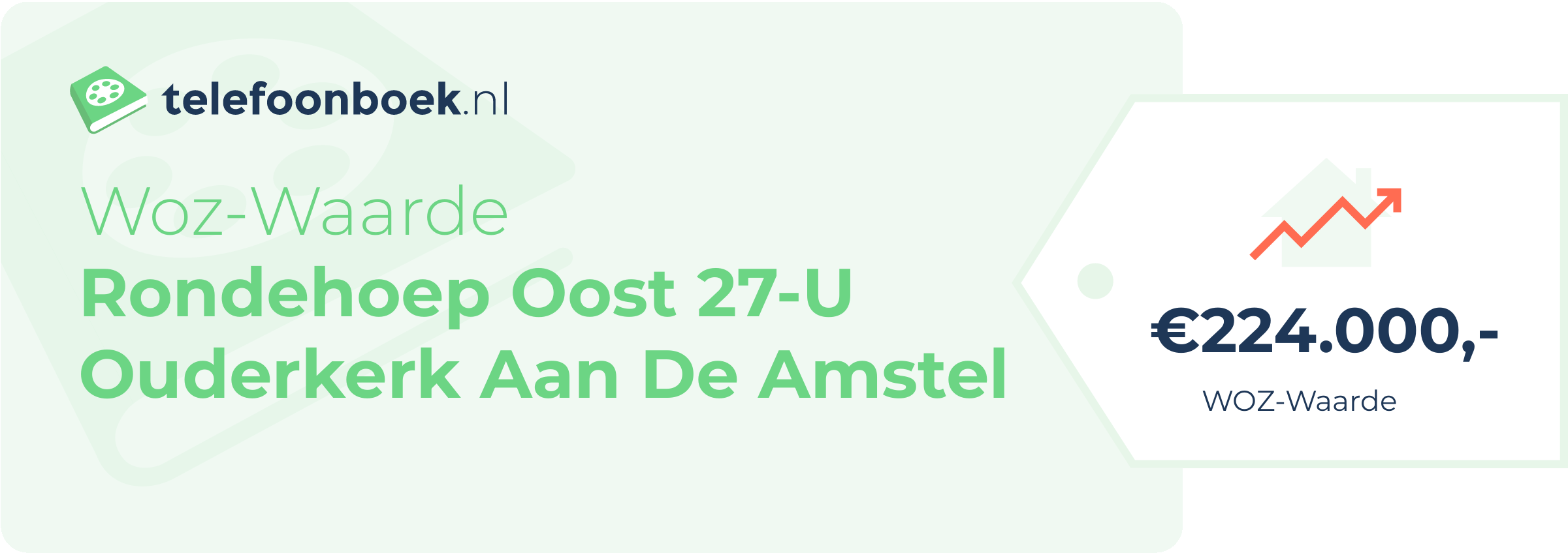 WOZ-waarde Rondehoep Oost 27-U Ouderkerk Aan De Amstel