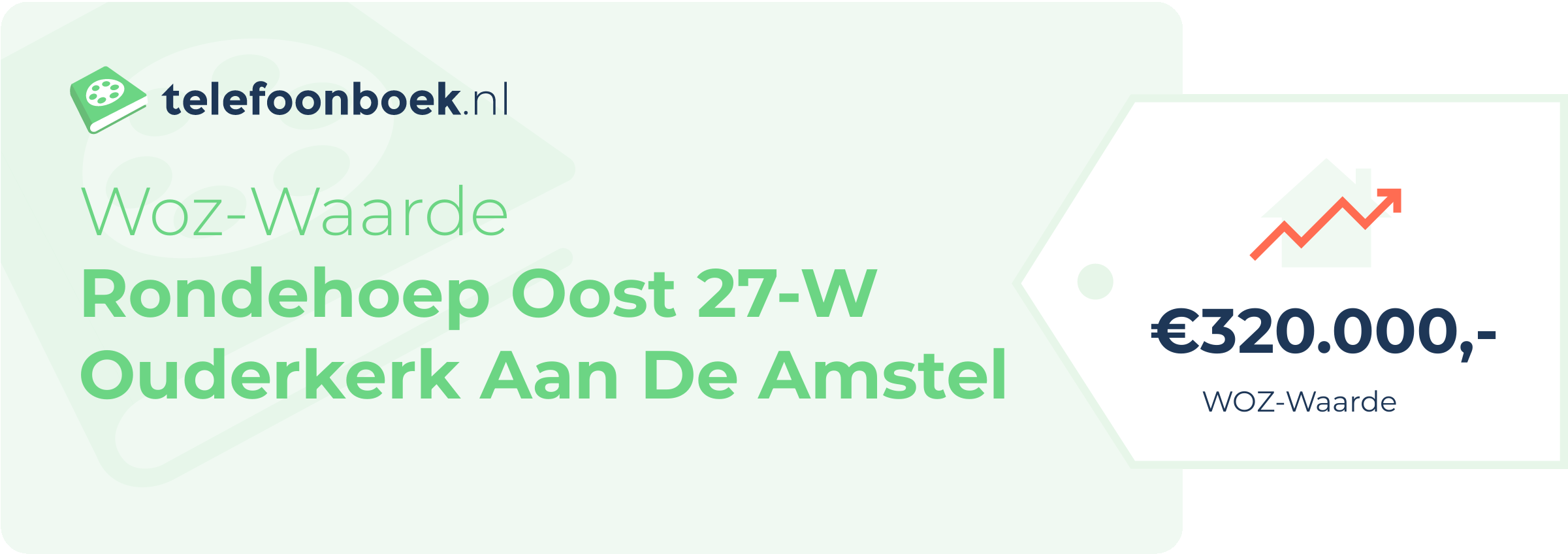 WOZ-waarde Rondehoep Oost 27-W Ouderkerk Aan De Amstel