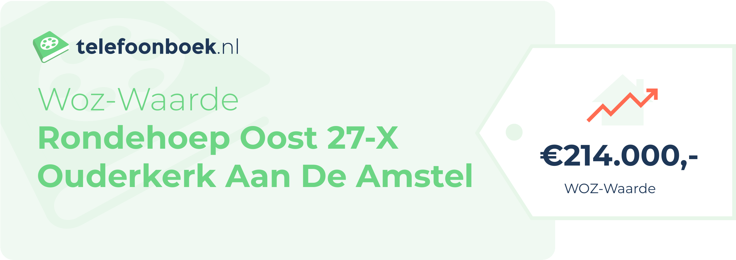 WOZ-waarde Rondehoep Oost 27-X Ouderkerk Aan De Amstel