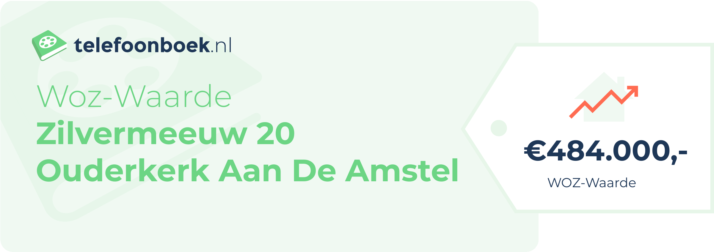 WOZ-waarde Zilvermeeuw 20 Ouderkerk Aan De Amstel