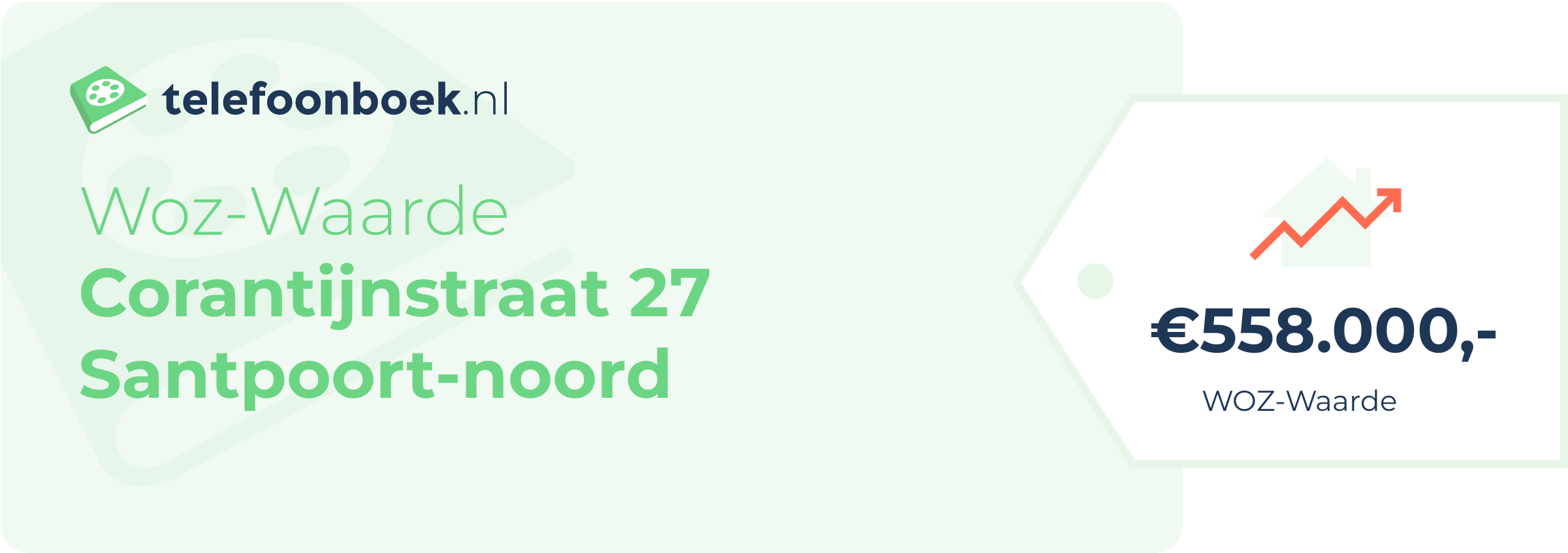 WOZ-waarde Corantijnstraat 27 Santpoort-Noord