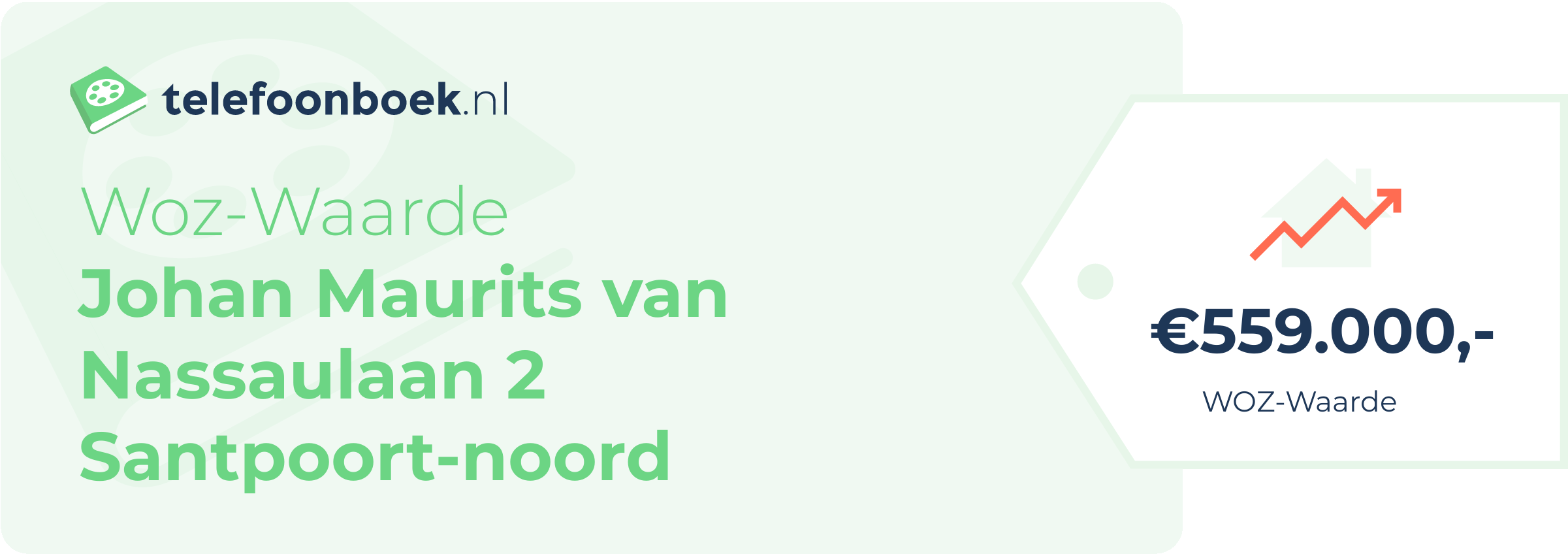 WOZ-waarde Johan Maurits Van Nassaulaan 2 Santpoort-Noord