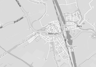 Kaartweergave van Brievenbus in Akkrum