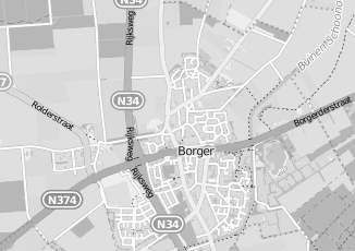 Kaartweergave van Verkoop aan de deur in Borger