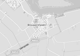 Kaartweergave van Verhuur voertuigen in Brouwershaven